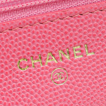 Chanel Pink CC Classic Wallet on Chain