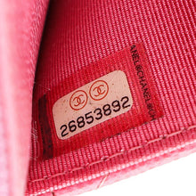 Chanel Pink CC Classic Wallet on Chain