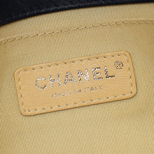 Chanel Indigo Blue Le Boy Quilted Chain Details Medium Flap Bag