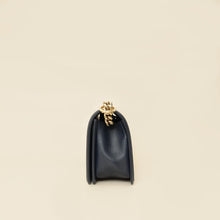 Chanel Indigo Blue Le Boy Quilted Chain Details Medium Flap Bag