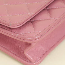 Chanel Pink CC Twist Lock Wallet On Chain