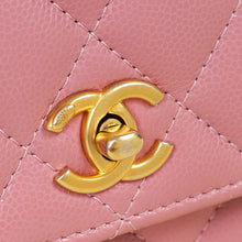 Chanel Pink CC Twist Lock Wallet On Chain