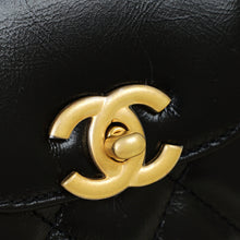 Chanel Black CC Mini Kelly Shopping Bag
