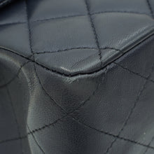 Chanel Navy Blue CC Classic Double Flap Medium Bag