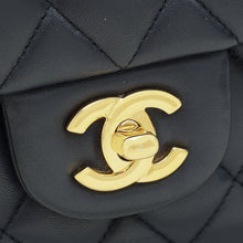 Chanel Navy Blue CC Classic Double Flap Medium Bag