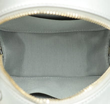 Chanel Metallic Silver 19 Round Mini Clutch W/ Chain