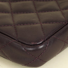 Chanel Prune CC Double Zip Clutch With Chain Crossbody Bag