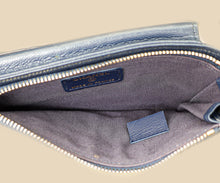Chanel Navy Blue CC Compact Phone Chain Pouch