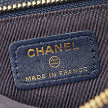 Chanel Navy Blue CC Compact Phone Chain Pouch