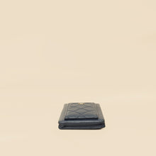 Chanel Navy Blue CC Compact Phone Chain Pouch