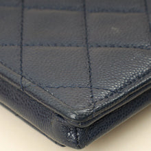 Chanel Navy Blue CC Compact Phone Chain Pouch