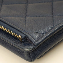 Chanel Navy Blue CC Compact Phone Chain Pouch