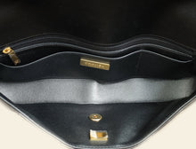 Chanel Black CC Large Flap Bag with Top Handle Bag