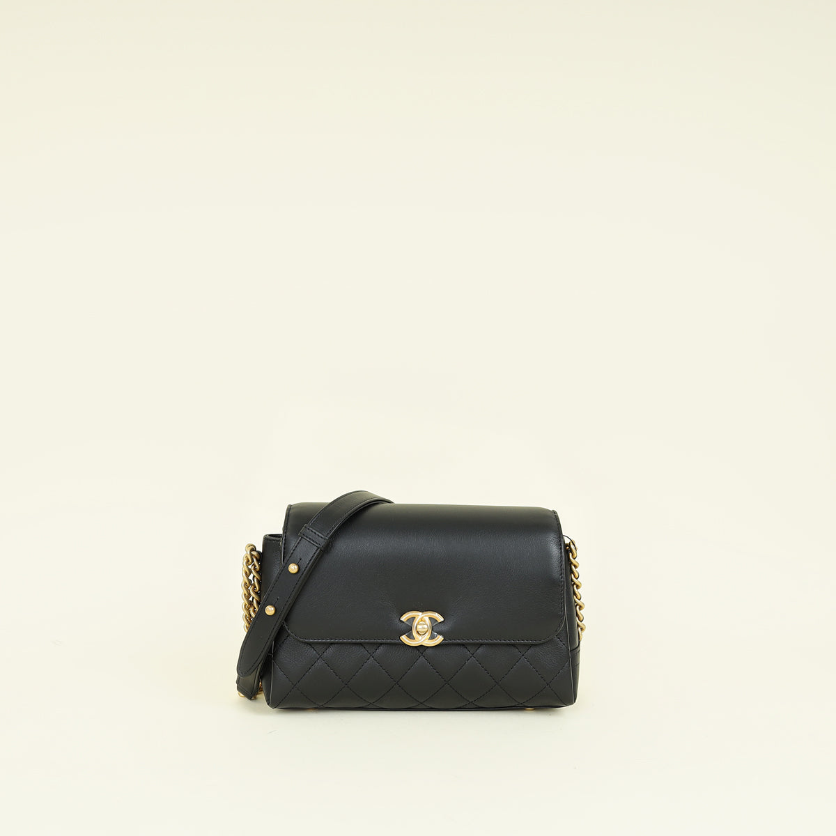 Chanel Black CC Chain Flap Bag