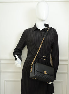 Chanel Black CC Chain Flap Bag