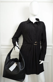 Chanel Black CC Hobo Large Bag