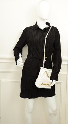 Chanel White 22 Shiny Mini Bag
