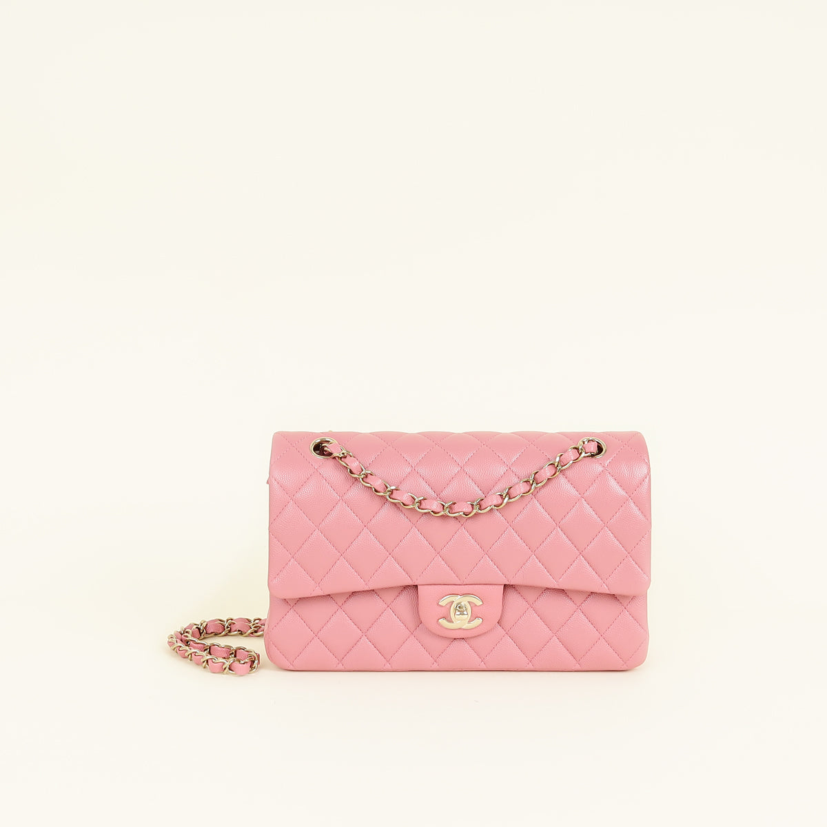 Chanel Mauve Pink CC Classic 11.12 Double Flap Medium Bag