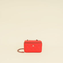 Chanel Red CC Small Vanity Chain Case