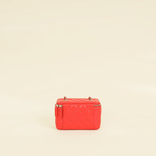 Chanel Red CC Small Vanity Chain Case