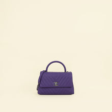 Chanel Purple Coco Handle Large Bag
