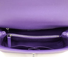 Chanel Purple Coco Handle Large Bag