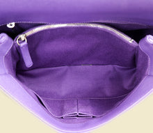 Chanel Purple Coco Handle Large Bag