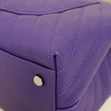Chanel Purple Coco Handle Large Bag