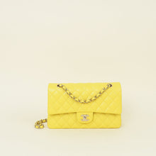 Chanel Yellow Classic Double Flap Medium Bag