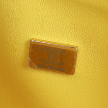 Chanel Yellow Classic Double Flap Medium Bag