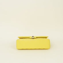 Chanel Yellow Classic Double Flap Medium Bag