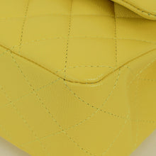 Chanel Yellow Classic Double Flap Medium Bag