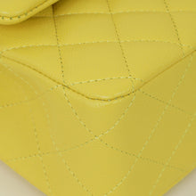 Chanel Yellow Classic Double Flap Medium Bag