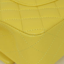 Chanel Yellow Classic Double Flap Medium Bag