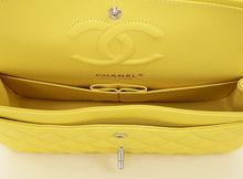Chanel Yellow Classic Double Flap Medium Bag