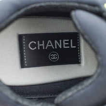 Chanel Tricolor CC Lycra Lace Up Sneakers 41.5