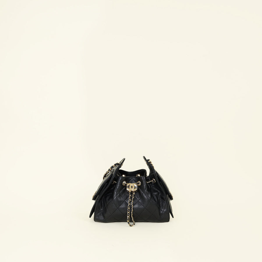 Chanel Black Mini 25 Shoulder Bag