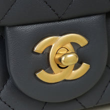 Chanel Dark Grey CC Mini Pearl Crush Flap Bag