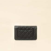 Chanel Black CC Classic Wallet On Chain