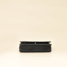 Chanel Black CC Classic Wallet On Chain