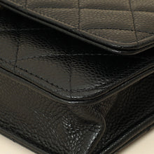 Chanel Black CC Classic Wallet On Chain