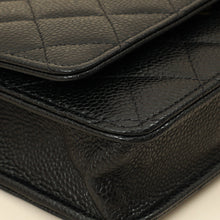 Chanel Black CC Classic Wallet On Chain