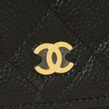 Chanel Black CC Classic Wallet On Chain