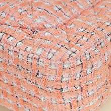 Chanel Coral Tweed Top Handle Mini Rectangular Flap Bag