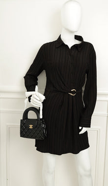 Chanel Black CC Mini Kelly Top Handle Bag
