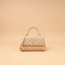 Chanel Dark Beige Coco Small Handle Bag