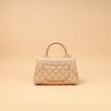 Chanel Dark Beige Coco Small Handle Bag
