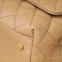 Chanel Dark Beige Coco Small Handle Bag