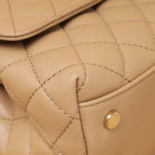 Chanel Dark Beige Coco Small Handle Bag