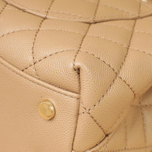 Chanel Dark Beige Coco Small Handle Bag